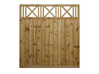 Zdjęcie: Płot ażurowy Excellent Max 180x180 dąb SOBEX