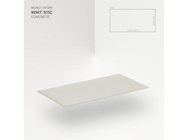 Zdjęcie: Panel Tiles Mono Ivory WMT 511C 4 mm MODEE