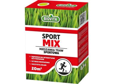 Zdjęcie: Mieszanka nasion traw sportmix 0,5 kg BIOVITA