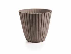 Donica z surowców wtórnych 20x20x18 cm taupe TIN TOURS