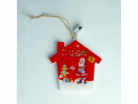 Zawieszka świąteczna LED Domek VOLTENO