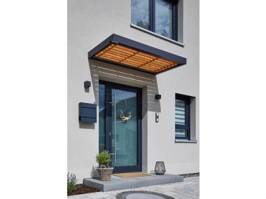 Zdjęcie: Zadaszenie BS Timber antracyt 1600x900x125 mm GUTTA