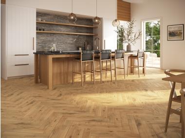 Zdjęcie: Gres szkliwiony Orginal Wood Brown Matt 9,8x59,8 cm OPOCZNO