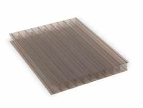 Płyta poliwęglan komorowy x-lite 210x300 cm 16 mm brąz SCALA
