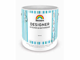 Farba lateksowa Designer Kitchen&Bathroom White 2,5 L BECKERS
