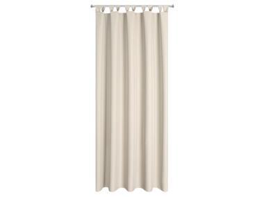 Zdjęcie: Zasłona ogrodowa Garden 155x260 cm jasnobeżowa szelki/rzep EUROFIRANY