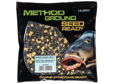 Zdjęcie: Ziarno method ground ready mix 11 grys kukurydziany, konopie, orzech tygrysi 0,5 kg JAXON