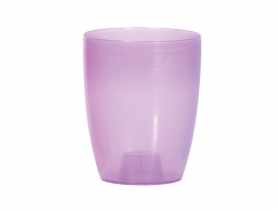 Doniczka Coubi fioletowy transparentny 16 cm PROSPERPLAST