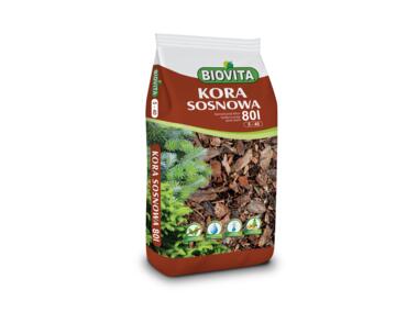 Zdjęcie: Kora sosnowa średnia 5-40 mm - 80 l BIOVITA
