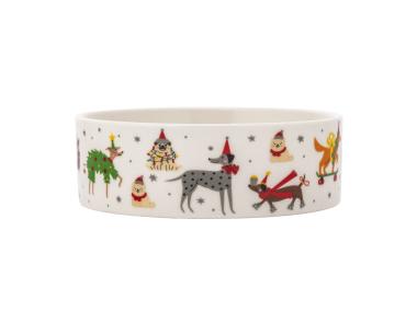 Zdjęcie: Miska dla psa 15x5 cm 460 ml dekoracja świąteczne psy ALTOM DESIGN