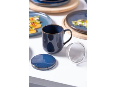 Zdjęcie: Kubek Reactive Stripes 390 ml z zaparzaczem i pokrywką ALTOM DESIGN