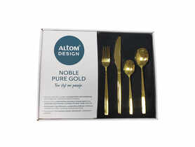 Sztućce Nuble Pure Gold komplet 24 szt. ALTOMDESIGN
