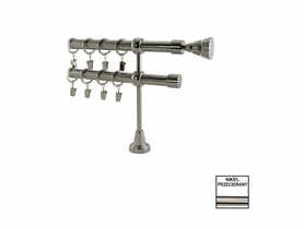 Karnisz podwójny Valentina fi 19 mm - 480 cm cono złoto KARWEL