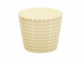 Doniczka Nitly krem 26 cm PROSPERPLAST