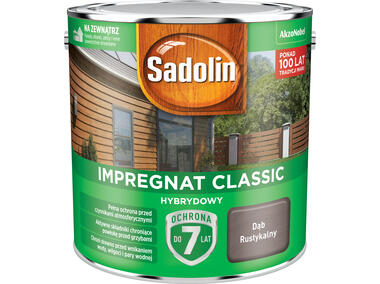 Zdjęcie: Impregnat ochronno-dekoracyjny hybrydowy Classic 2,5 L dąb rustykalny SADOLIN