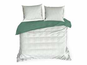 Komplet pościeli Raya 160x200 cm,70x80 cm - 2 szt. biało-miętowa EUROFIRANY
