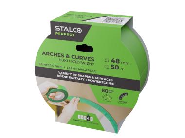 Zdjęcie: Taśma malarska do łuków i krzywizn 48 mm x 50 m PERFECT