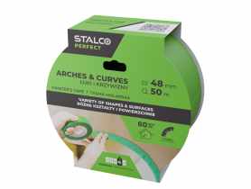 Taśma malarska do łuków i krzywizn 48 mm x 50 m PERFECT