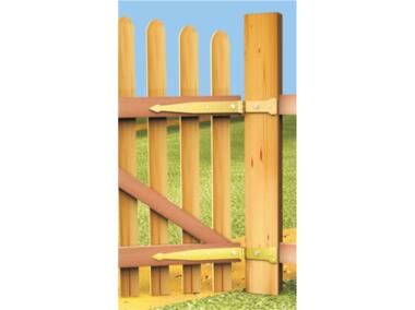 Zdjęcie: Zawias bramkowy pasowy 25x8x5 cm ZBP250 DMX