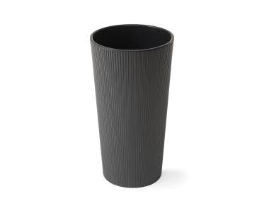 Zdjęcie: Donica Lilia 400 mm jumper, grafit metalik LAMELA