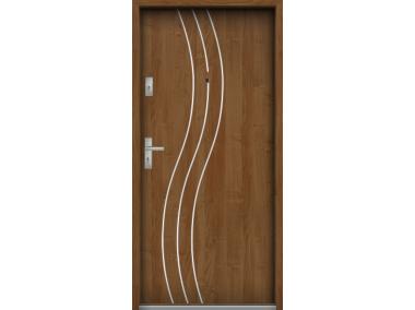 Zdjęcie: Drzwi wejściowe do mieszkań Bastion R-60 Olcha 90 cm prawe ODR KR CENTER