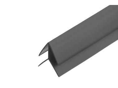 Zdjęcie: Listwa kątowa zewnętrzna do paneli ściennych PVC 3 m Grafitowa CEZAR