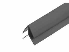 Listwa kątowa zewnętrzna do paneli ściennych PVC 3 m Grafitowa CEZAR