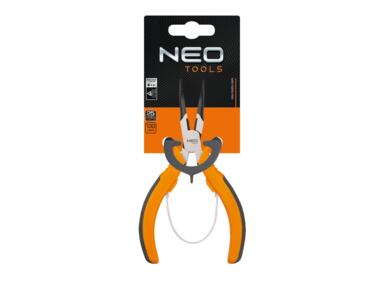 Zdjęcie: Szczypce precyzyjne wydłużone wygięte 140 mm NEO