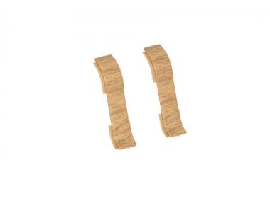 Zakończenia do listwy przypodłogowej Classic łącznik 2 sztuki Teak Ciemny Mat CEZAR