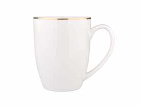 Kubek 320 ml Bella Złota Linia kremowa ALTOMDESIGN