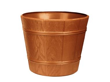 Zdjęcie: Doniczka drewnopodobna 34 cm - 7211 terakota VERDENIA