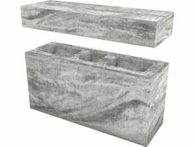 System ogrodzeniowy Murro XL pustak31x22x67,2 cm nerino POLBRUK