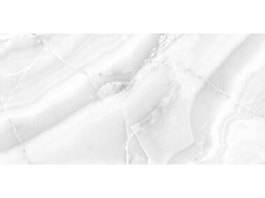 Zdjęcie: Gres szkliwiony Onyx Silver Polished 60x120 cm Ceramika NETTO