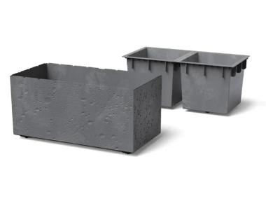 Zdjęcie: Donica Sierra Case Beton Effect 77x38 cm PROSPERPLAST
