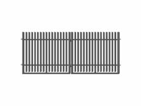 Brama dwuskrzydłowa Anika 3,50 m, 1,50 m, stal ocynk+RAL7016 struktura POLBRAM