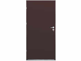 Drzwi zewnętrzne Uran 70 cm prawe brąz DOORPOL