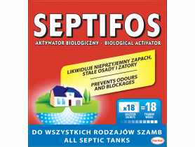 Aktywator biologiczny 18 saszetek 648 g SEPTIFOS