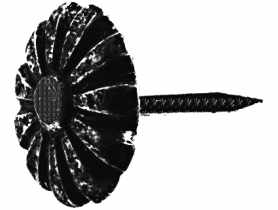 Gwoździe tapicerskie patynowane 12 mm, 30 sztuk, grawerowane HSI