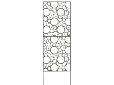 Zdjęcie: Ścianka metalowa Deco Panel Bubbles 0,6x1,5 m, szary NORTENE