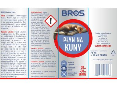 Zdjęcie: Płyn na kuny w sprayu 100 ml BROS
