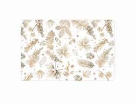 Mata stołowa Golden winter 28x43 cm ALTOMDESIGN