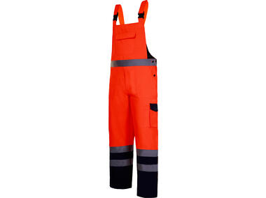 Zdjęcie: Ogrodniczki ostrzegawcze pomarańczowa, 2XL, CE, LAHTI PRO