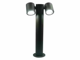 Lampa zewnętrzna stojąca Pino 2xGU10 45 cm regulowana 359 stopni  czarna POLUX