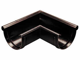 Narożnik zewnętrzny Kanion 160x135 mm ciemny brąz WAVIN