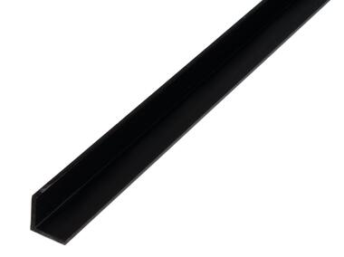 Zdjęcie: Profil kątowy PVC czarny 1000x20x20x1,5 mm ALBERTS