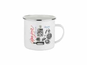 Kubek emaliowany Bonjour 12 cm - 1,25 L FLORINA