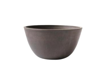 Zdjęcie: Doniczka misa 25,5x25,5x12,7 cm ekologiczna brązowa TIN TOURS
