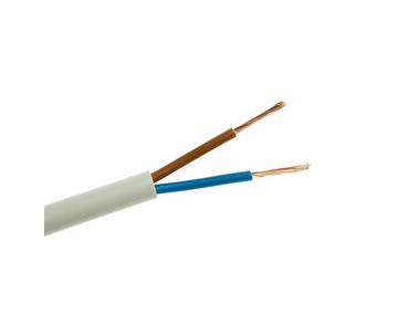 Zdjęcie: Przewód elektryczny OMY 2x1,5 biały (szpula 250) ELEKTROKABEL