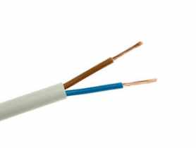 Przewód elektryczny OMY 2x1,5 biały (szpula 250) ELEKTROKABEL