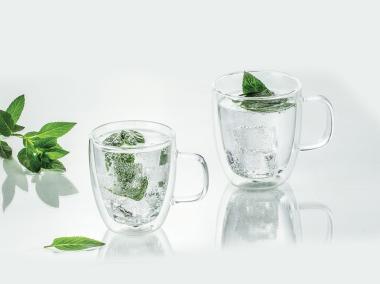 Zdjęcie: Komplet 2 kubków szklanek termicznych Mia 250 ml AMBITION